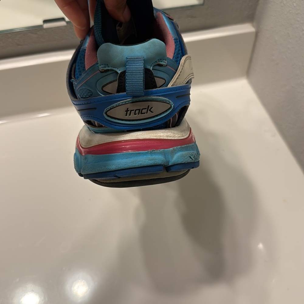 Balenciaga Track Runner Blue / Pink - Picture 2 of 4